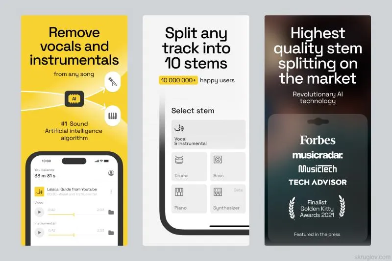 LALAL.AI — mobile app marketing