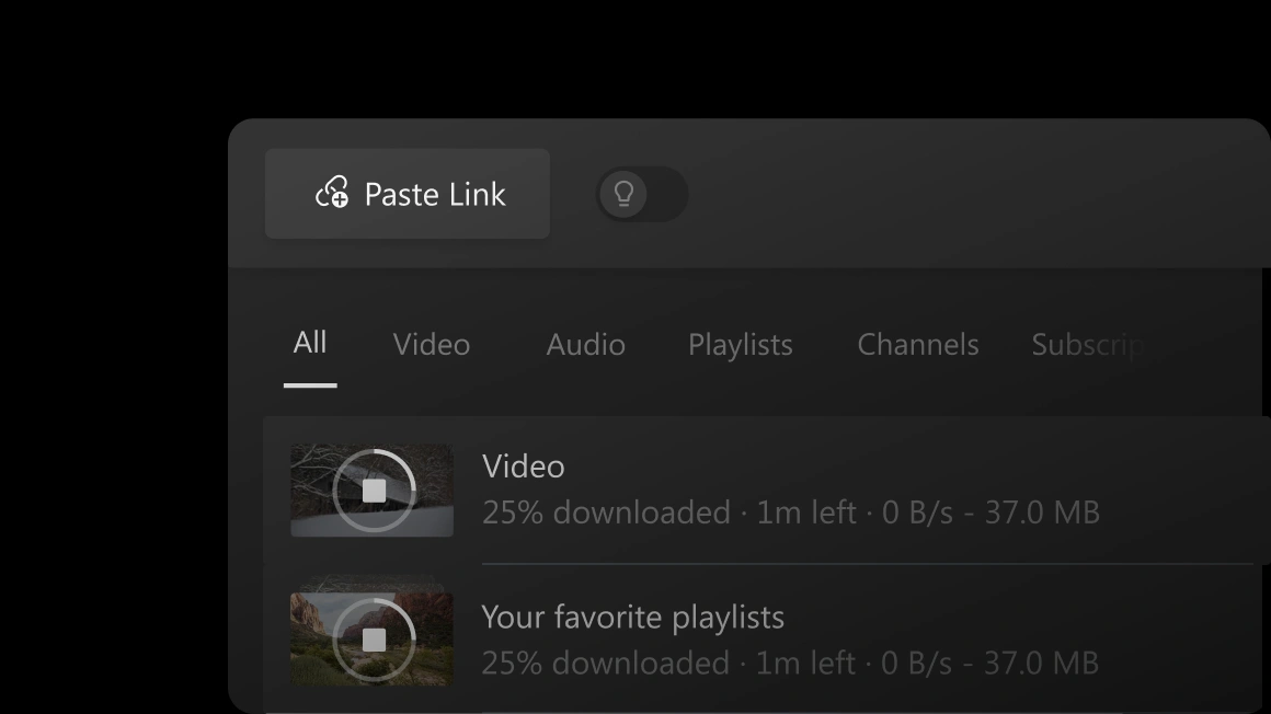 4K Download application interface