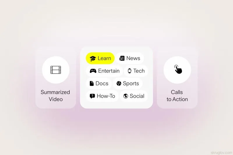 Ai Video Cut — video categories UI