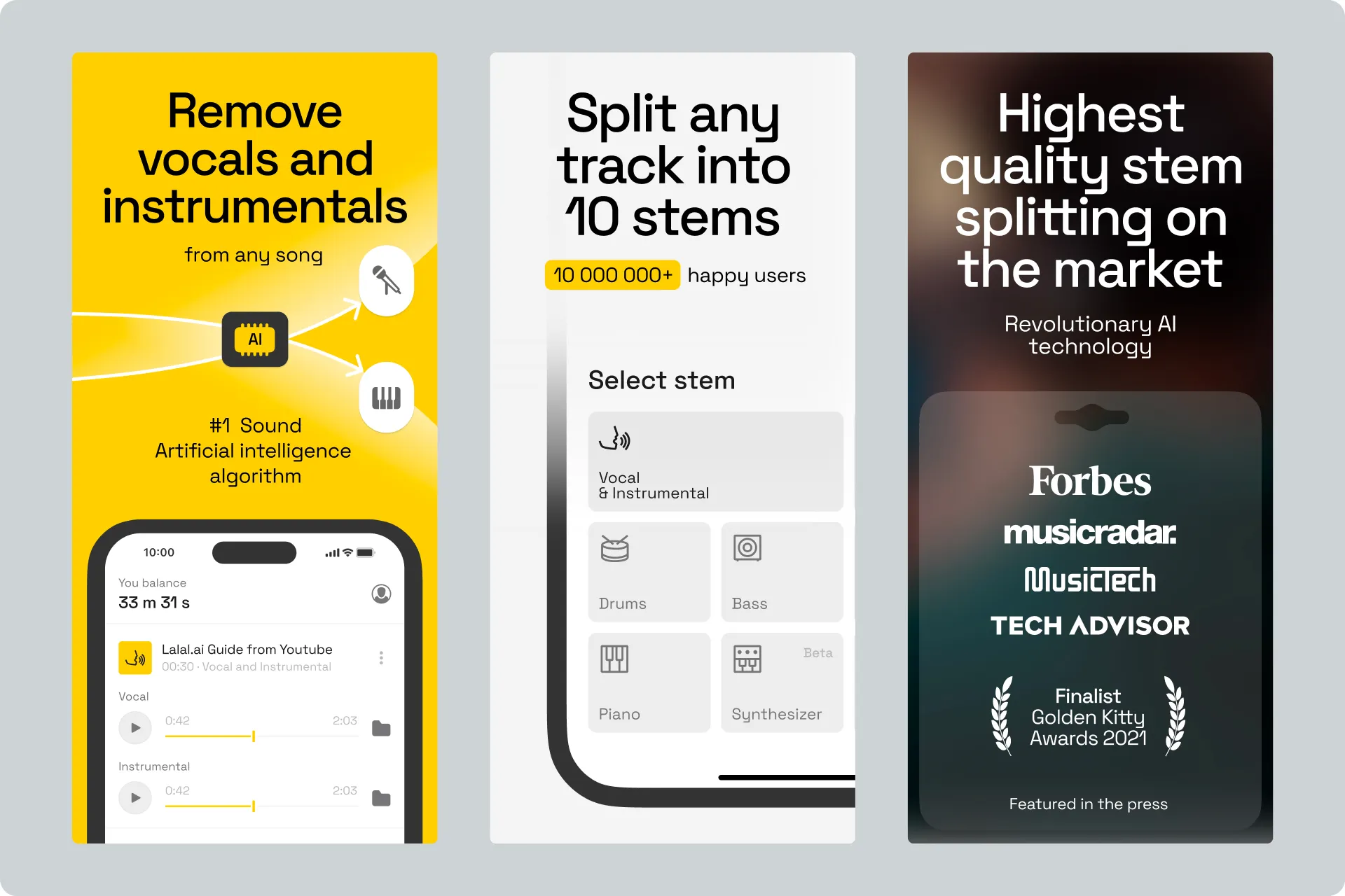 LALAL.AI — mobile app marketing
