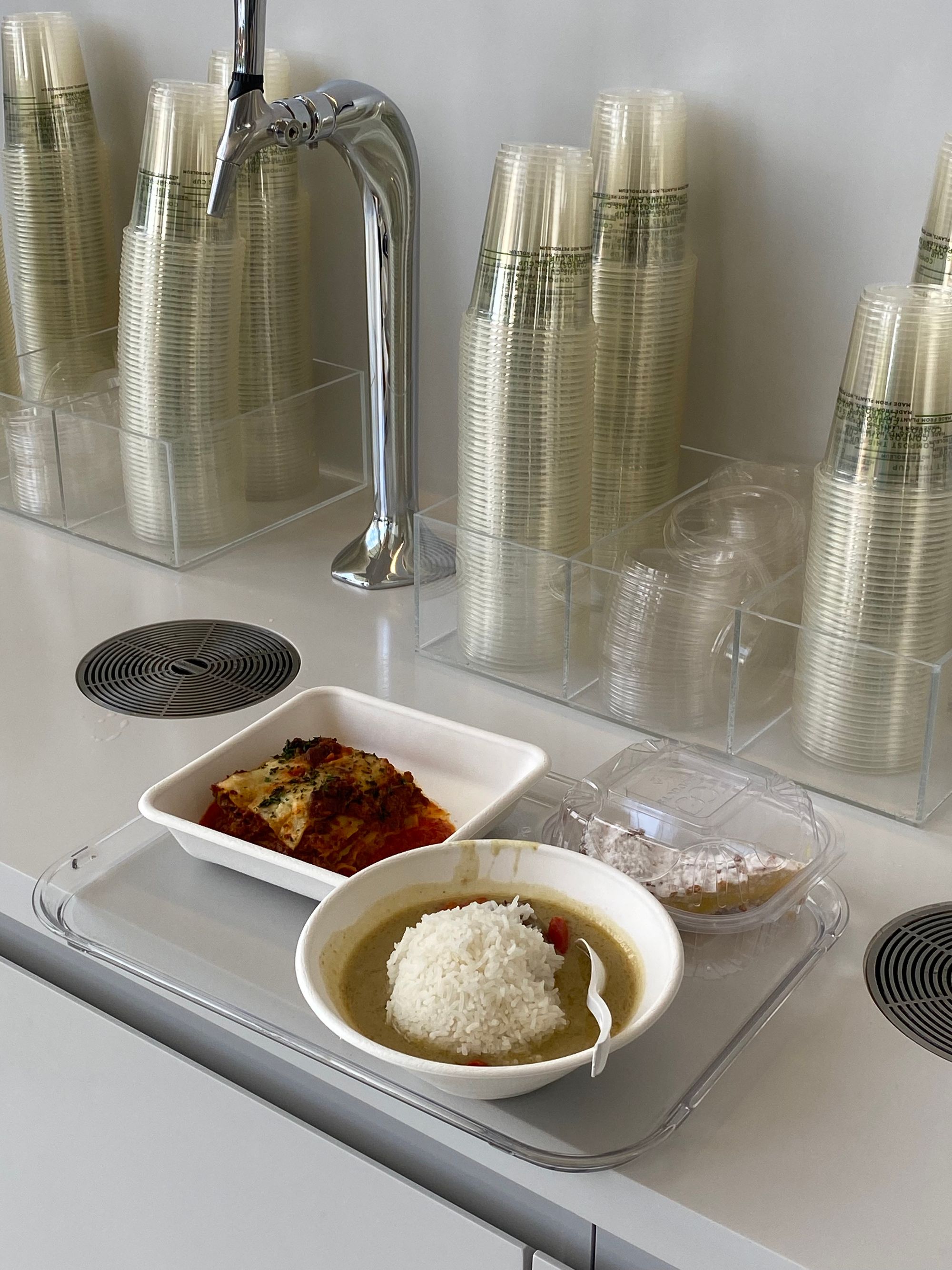 Apple Park cafe dining area