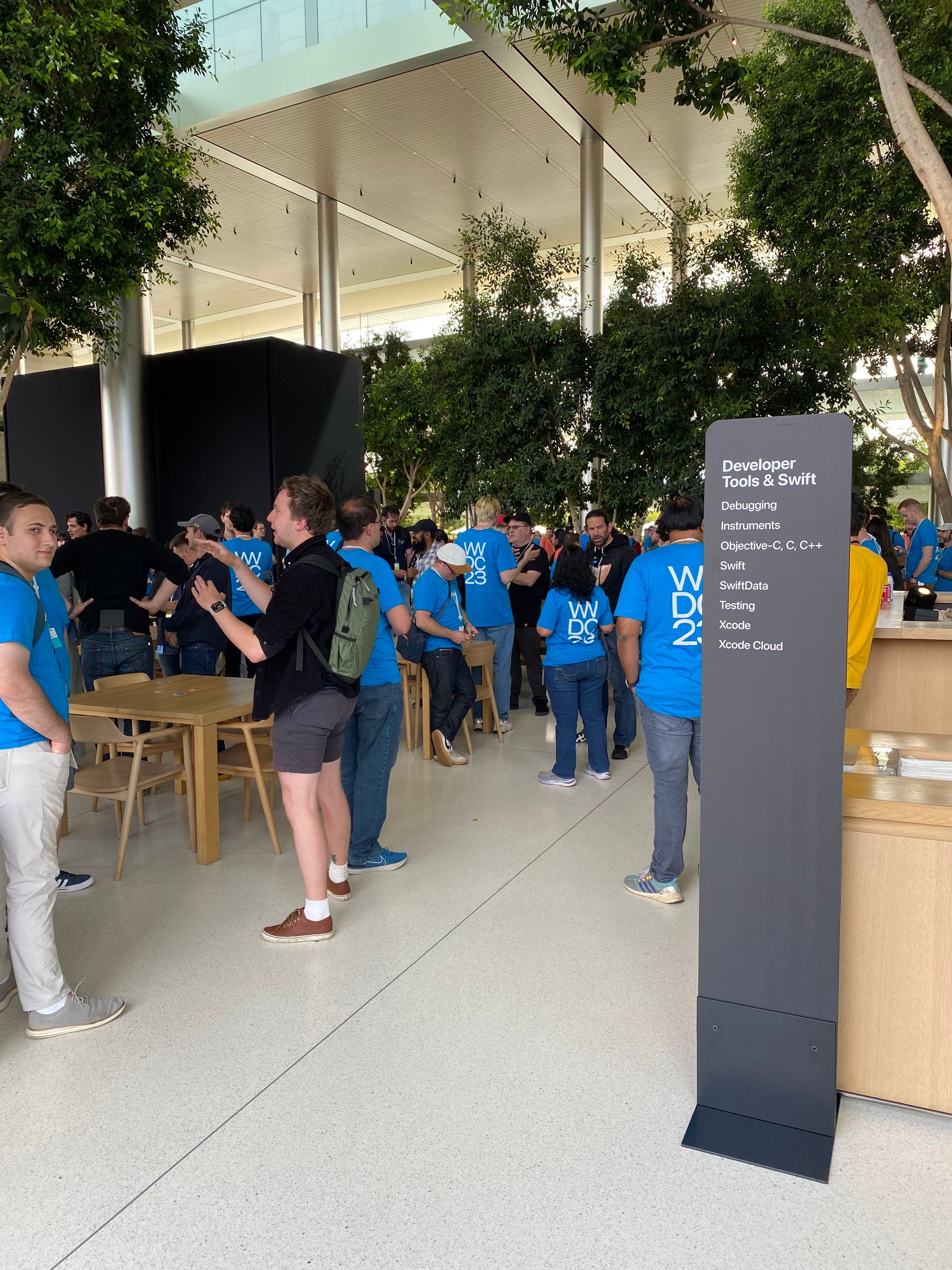 Developer sessions at WWDC 2023