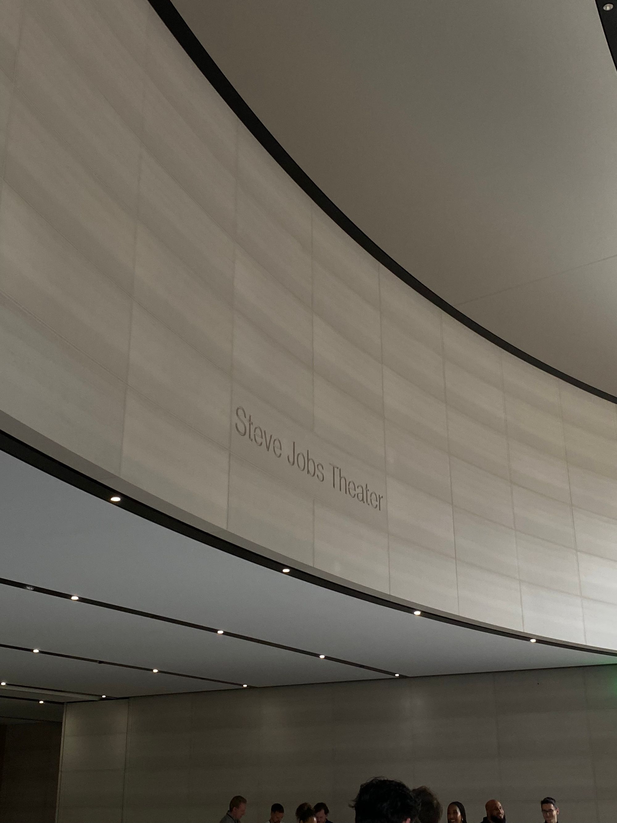 Apple Park ring view from Steve Jobs Theater